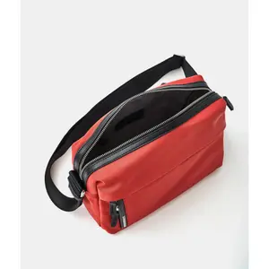 Shoulder Bag with Zip Front Pocket Mandarina Duck Hunter image-3
