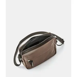 Borsa a tracolla con tasca anteriore in nylon Mandarina Duck Hunter image-3