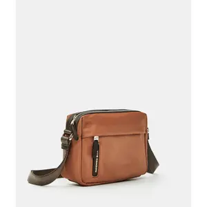 Borsa a tracolla con tasca anteriore in nylon Mandarina Duck Hunter image-2