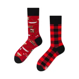 Socken Many Mornings Lumberjack Life image-0