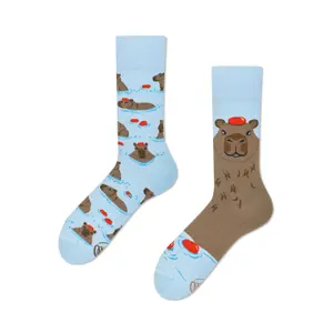 Socken Many Mornings Capybara image-0