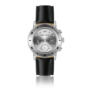 Uhr mit Lederarmband Marc Lauder Prague