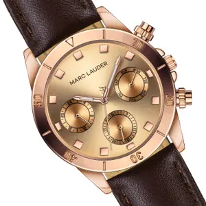 Zegarek ze skórzanym paskiem Marc Lauder Valencia image-4