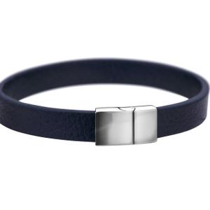 Bracelete de couro verdadeiro Marc Lauder Bellagio image-2