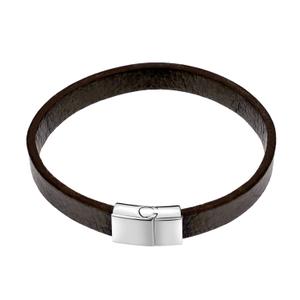 Bracelete de couro verdadeiro Marc Lauder Bellagio image-2