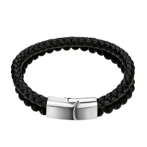 Pulsera de cuero auténtico Marc Lauder Como image-0