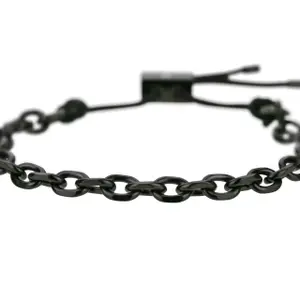 Pulsera de cuero auténtico/acero inoxidable Marc Lauder image-2