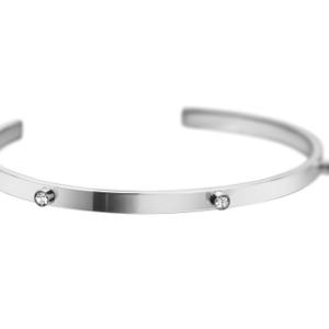 Collier et boucles d'oreilles acier inoxydable femme Marc Lauder Vetrailia image-4