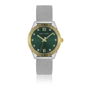 me9-b018s-damenarmbanduhr-aus-edelstahl-marc-lauder-aires-silver-green-sunray-36-mm