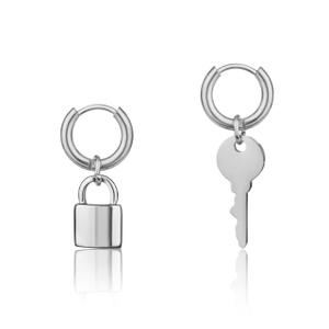 Orecchini in acciaio inox donna Marc Lauder Nettuno image-1