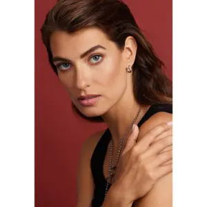 Örhängen i rostfritt stål för kvinnor Marc Lauder Gaeta image-3