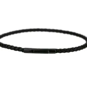 Pulsera de cuero auténtico/acero inoxidable Marc Lauder image-2