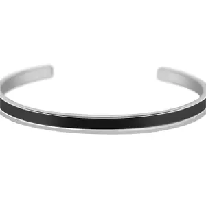 Genuine leather/stainless steel bracelet Marc Lauder image-3