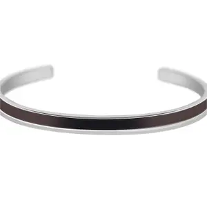 Genuine leather/stainless steel bracelet Marc Lauder image-3