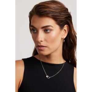 Collar y pendientes de acero inoxidable para mujer Marc Lauder Teramo image-3