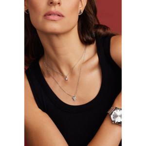 Collier et boucles d'oreilles acier inoxydable femme Marc Lauder Vetrailia image-3