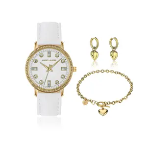 Crocodile leather watch for women Marc Lauder Paris image-0