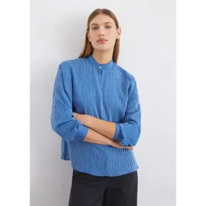 Camisa riscada de mangas longas para mulher Marc O'Polo image-1