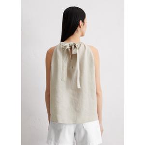 Plain woven women's tank top Marc O'Polo image-3