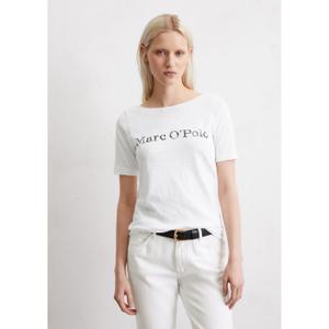 T-shirt con logo stampato all'interno sul petto donna Marc O'Polo image-1