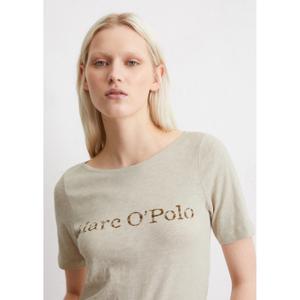 T-shirt con logo stampato all'interno sul petto donna Marc O'Polo image-4
