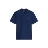 Polo manches courtes patte de boutonnage fentes à l'ourlet broderie sur la poitrine Marc O'Polo