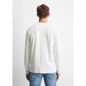 T-shirt de gola redonda com mangas longas Marc O'Polo image-2