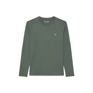 T-shirt de gola redonda com mangas longas Marc O'Polo image-0