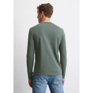 T-shirt de gola redonda com mangas longas Marc O'Polo image-1