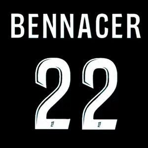 Flocering væk Olympique de Marseille Ligue 1 BENNACER #22 2024/25 image-0