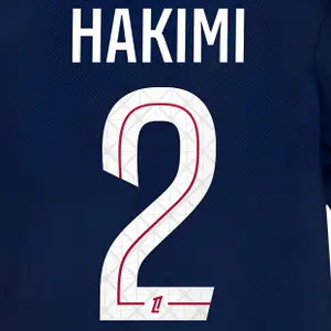 PSG home kit printing Ligue des Champions HAKIMI #2 2025/26