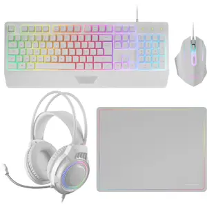 Clavier et souris avec casque micro et tapis Mars Gaming MCP-124 Pro