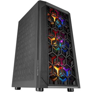 Boîtier PC Mini Tour Micro ATX avec panneau vitré Mars Gaming MCMesh RGB