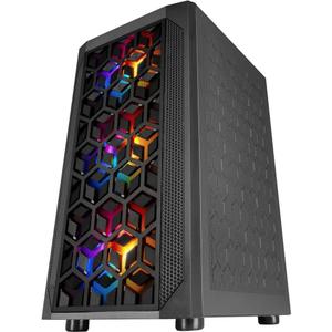 Boîtier PC Mini Tour Micro ATX avec panneau vitré Mars Gaming MCMesh RGB image-1