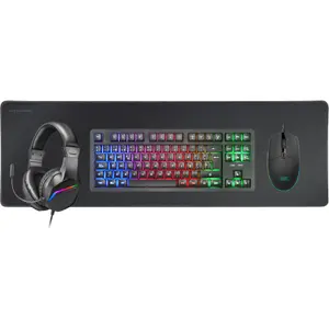 Gaming keyboard, mouse, headset, and mouse pad Mars Gaming MCP-RGB3