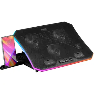 Support ventilé 19" max Mars Gaming MNBC6 RGB image-1