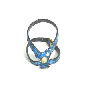 Glossy Dog Harness Martin Sellier Granite image-0