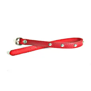 Leather dog collar Martin Sellier Feut Clou image-0
