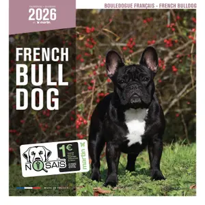 Calendar Martin Sellier Buledogue Francais image-0