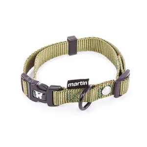 Adjustable Nylon Dog Collar Martin Sellier Clas image-0