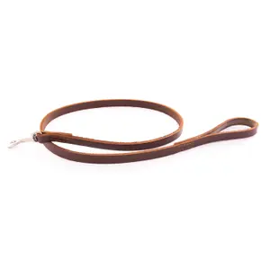 Leather Dog Lead with Oil Finish Martin Sellier image-0