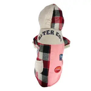 Hooded sweatshirt for dogs Martin Sellier Patchwork image-1