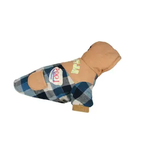 Hooded sweatshirt for dogs Martin Sellier Patchwork image-0