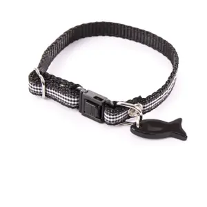 Cat collar Martin Sellier Vichy image-0