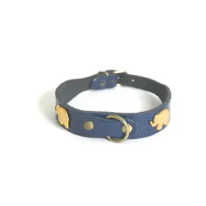 Dog collar Martin Sellier Terrier Lezard image-0