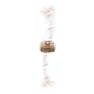 Dog toy wooden rope 5 knots Martin Sellier Expresso image-0