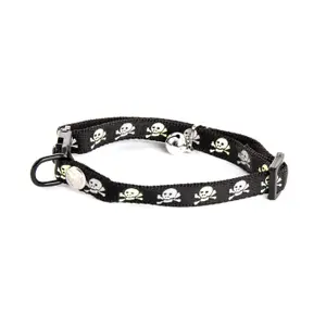 Nylon-Katzenhalsband mit Totenkopf Martin Sellier image-0