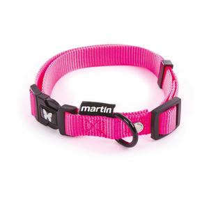 3005268-collar-para-perro-de-nylon-ajustable-clasico-martin-sellier-m-rosa-fluo-20x40-55-cm
