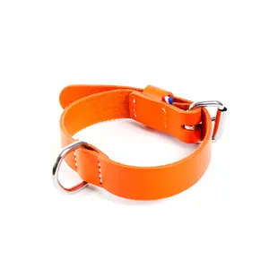 Collar para perro de cuero bicolor Martin Sellier 499 image-1