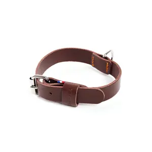 Collar para perro de cuero bicolor Martin Sellier 499 image-0